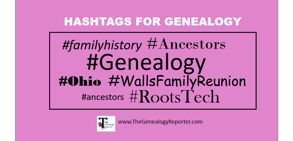 hashtags for genealogy